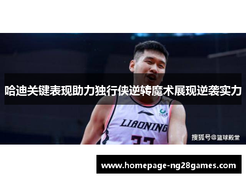 哈迪关键表现助力独行侠逆转魔术展现逆袭实力