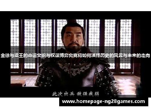 金徐与梁王的命运交织与权谋博弈究竟将如何演绎历史的风云与未来的走向
